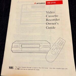 Mitsubishi VCR Owner's Guide - HS U110